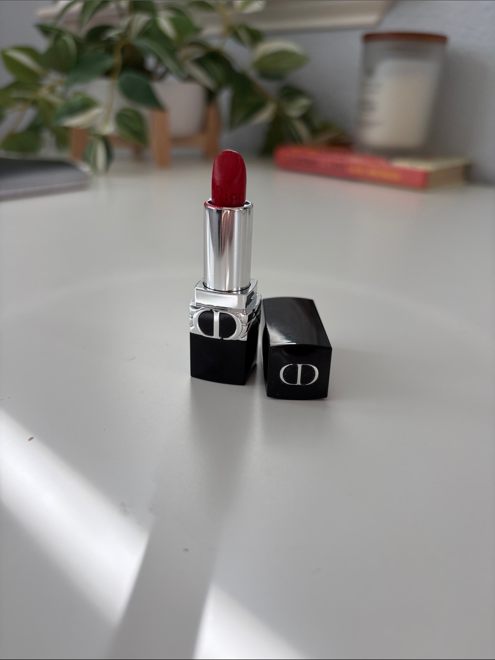 Dior Lipstick in Deep Cherry Red